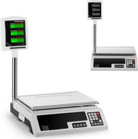 Steinberg Systems Parduotuvės platforminės svarstyklės 34x23cm maitinimo šaltinis + akumuliatorius 30kg / 1g