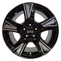 R16x6.5J 5X118 ET60 CB-71.1 Glossy Black Machined