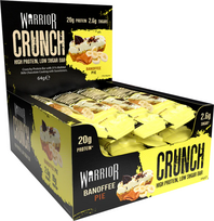 Warrior Crunch Bar 64g x12 vnt Banofee  Pie