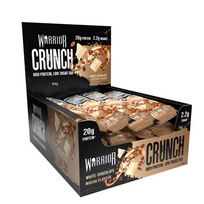 Warrior Crunch Bar 64g x12 vnt White Chocolate Mocha