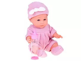 Baby Doll with Crib in Pink Outfit Newborn ZA5855