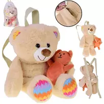 Adorable Teddy Bear Backpack – Plush Backpack with Adjustable Straps ZA5683