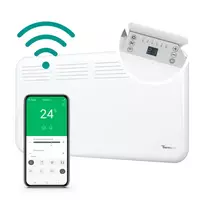 ELECTRIC CONVECTOR HEATER 2000W 230V+ ELECTRONIC THERMOSTAT WIFI WHITE SIMPLA+ 20 THERMECO