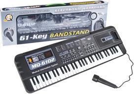 Elektroninis klavišinis sintezatorius MQ-6102 su mikrofonu