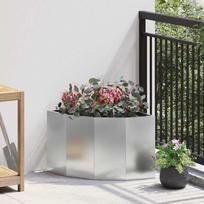 Vazonas Sidabro 45 x 45 x 35 cm Galvanizuotas plienas