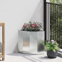Vazonas Sidabro 30 x 30 x 35 cm Galvanizuotas plienas