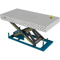 PLUS INOX suvirinimo stalas 1500×1000 mm su hidrauline pakėlimo sistema - 2400x1200mm