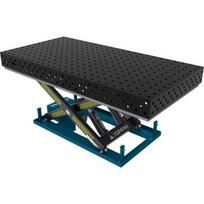 PRO suvirinimo stalas 1500×1000 mm su hidrauline pakėlimo sistema - 2400x1200mm