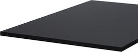 Elfen Ergodesk table top, 160 x 75 cm, matte black, anti-fingerprint surface (HL-LB-1600x750)