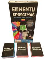 Stalo žaidimas „Cheminių elementų sprogimas“ (lietuvių kalba)
