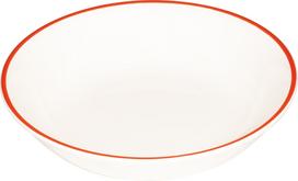 Zafferano Gili lėkštė Lido Rim 22 cm, raudona