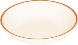 Zafferano Gili lėkštė Lido Rim 22 cm, plytų spalvos