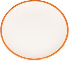 Zafferano Pusryčių lėkštė Lido Rim 21 cm, oranžinė
