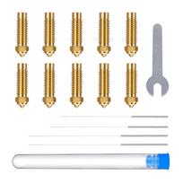 ELEGOO Neptune 4 Plus / 4 Max Brass Nozzle Set 0.4 mm x4, 0.6 mm x2, 0.8 mm x2, 1.0 mm x2