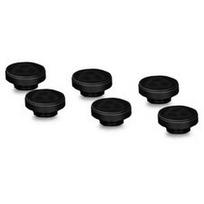 Thermal Grizzly DeltaMate Plug Closure Cap, Brass, G1/4″ Thread – Black, Pack of 6