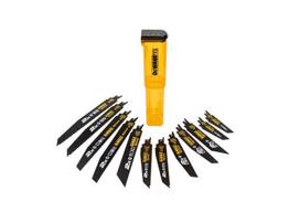 DEWALT PJŪKLELIAI SLUOKSNINIAMS PJŪKLAMS MIX 12vnt. EXTREME + DĖŽUTĖ