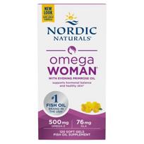 Nordic Naturals „Omega Woman“ 500 mg – 120 kapsulių