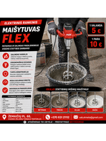 ELEKTRINIS RANKINIS MAIŠYTUVAS FLEX