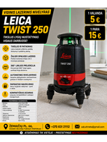 VIDINIS LAZERINIS NIVELYRAS LEICA TWIST 250