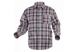 Darbiniai marškinėliai vyrams Högert Iller HT5K386, mėlyna sp./raudona sp., L dydis