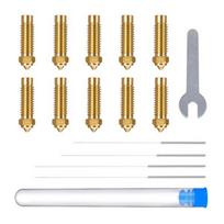 ELEGOO Neptune 4 Plus \/ 4 Max žalvarinių purkštukų rinkinys (0.4 mm x4, 0.6 mm x2, 0.8 mm x2, 1.0 mm x2)