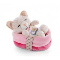 NICI plush toy Sleeping Pets kitty with leopard 12 cm