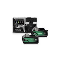 Akumuliatorių ir įkroviklio rinkinys HiKOKI 18V 2x5,0Ah
