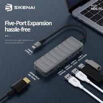 Hub adapteris type-c 5in1
