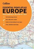 Collins Essential Road Atlas Europe: A4 Paperback New Edition