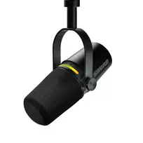 Shure MV7+-K-BNDL - mikrofonas su XLR/USB-C jungtimi, juodas + stalinis stovas GATOR