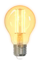 DELTACO SMART HOME LED filament lamp, E27, WiFI 2.4GHz, 5.5W, 470lm, dimmable, 1800K-6500K, 220-240V, white SH-LFE27A60