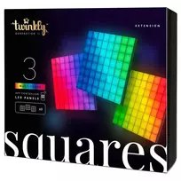 Twinkly light panel Squares extension 3pcs/0,2x0,2m/IP20