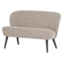 Sofa Sara, 73 x 110 x 72 cm, 2 vietų, audinys, natūrali