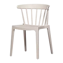 Lauko kėdė Bliss, 75 x 52 x 53 cm, organinis pluoštas, balkšva