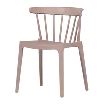 Lauko kėdė Bliss, 75 x 52 x 53 cm, plastikas, rožinė