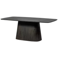 Valgomojo stalas Leah, 200 cm, 76 x 200 x 105 cm, MDF, ruda