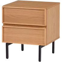 Komoda Tours, 4 stalčiai, 102 x 70 x 42 cm, MDF / melaminas, smėlio