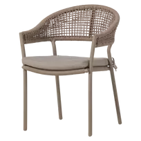 Lauko kėdė Rilo, 82 x 65 x 58 cm, aliuminis / poliesteris, smėlio