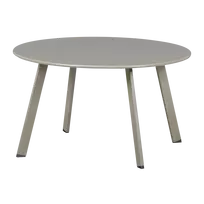 Lauko šoninis staliukas Fer, Ø70 cm, 40 cm, metalas, smėlio
