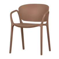 Lauko kėdė Bent, 75 x 57 x 56 cm, plastikas, rožinė