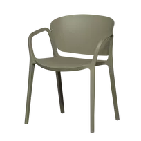 Lauko kėdė Bent, 75 x 57 x 56 cm, plastikas, žalia
