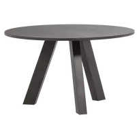 Valgomojo stalas Rhonda, Ø129 cm, 75 cm, ąžuolas, ruda