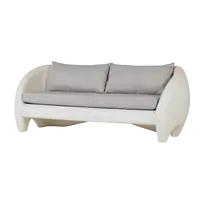 Lauko sofa Viale, 2 vietų, 83 x 222 x 88 cm, sustiprintas pluoštas, natūrali