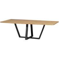 Valgomojo stalas Tablo XL, 77 x 240 x 100 cm, ąžuolas