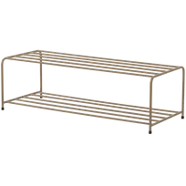 Batų lentyna Josse, 25 x 80 x 33 cm, metalas, ruda
