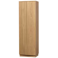 Aukšta spintelė Zuma, 210 x 67 x 46 cm, ąžuolo faneruotė, natūrali