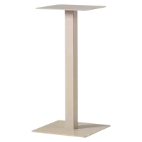 Baro stalas Bistro, 105 x 50 x 50 cm, metalas, pilka