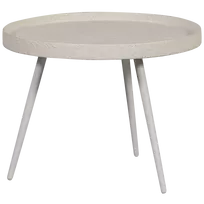 Šoninis staliukas Bounds L, Ø58 cm, 44 cm, medis / metalas, natūrali