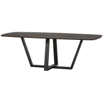 Stalo koja Drenthe, 73 x 147 x 71 cm, metalas, juoda