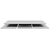 Spintos priedas Xina, 210 x 110 x 55 cm, pušis, pilka